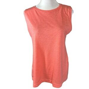 🌸NWT Felina- Peach Jersey High- Low Shell Tank Top- Size S